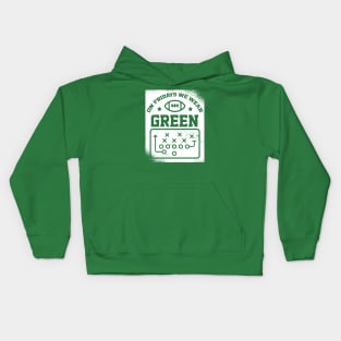 On Fridays We Wear Green // Vintage School Spirit // Go Green Kids Hoodie